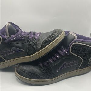Lakai Limited Edition Where the wild Things Are black and Purple HighTop Sneaker